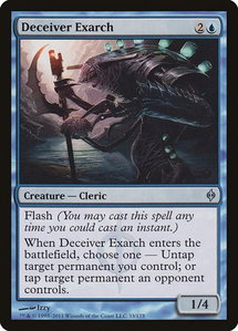 Deceiver Exarch - New Phyrexia (NPH) #33 - Uncommon Magic: The Gathering Trading Card