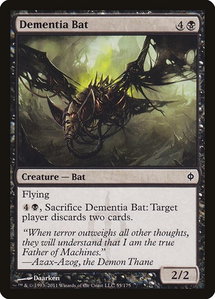 Dementia Bat - New Phyrexia (NPH) #55 - Common Magic: The Gathering Trading Card