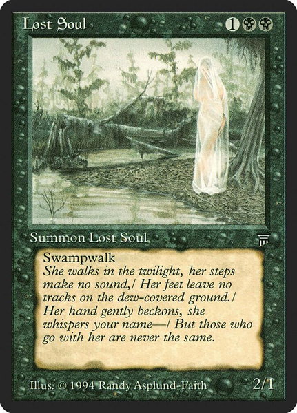 Lost Soul - Legends Magic: The Gathering trading card