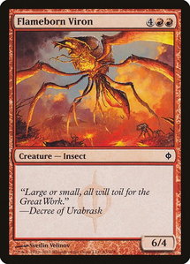 Flameborn Viron - New Phyrexia (NPH) #83 - Common Magic: The Gathering Trading Card