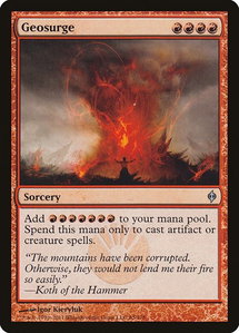 Geosurge - New Phyrexia (NPH) #85 - Uncommon Magic: The Gathering Trading Card