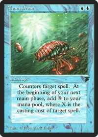Mana Drain - Legends (LEG) #65 - Uncommon Magic: The Gathering Trading Card
