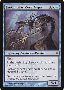Jin-Gitaxias, Core Augur - New Phyrexia (NPH) #37 - Mythic Rare Magic: The Gathering Trading Card