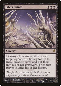 Life's Finale - New Phyrexia (NPH) #65 - Rare Magic: The Gathering Trading Card