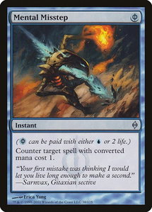 Mental Misstep - New Phyrexia (NPH) #38 - Uncommon Magic: The Gathering Trading Card