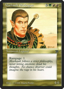 Marhault Elsdragon - Legends (LEG) #null - Uncommon Magic: The Gathering Trading Card