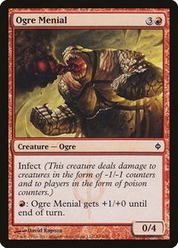 Ogre Menial - New Phyrexia (NPH) #89 - Common Magic: The Gathering Trading Card