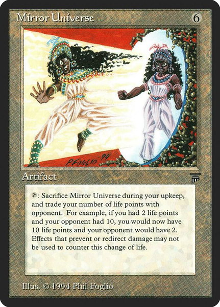 Mirror Universe - Legends Magic: The Gathering trading card