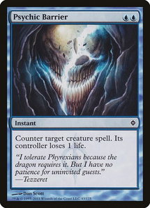 Psychic Barrier - New Phyrexia (NPH) #43 - Common Magic: The Gathering Trading Card