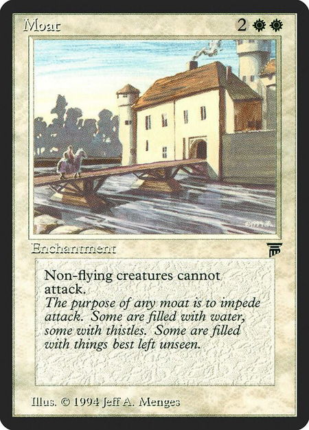 Moat - Legends Magic: The Gathering trading card