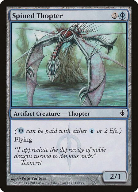 Spined Thopter - New Phyrexia Magic: The Gathering trading card