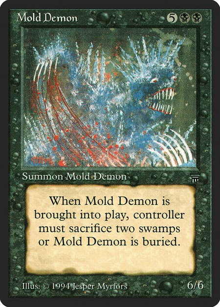 Mold Demon - Legends Magic: The Gathering trading card