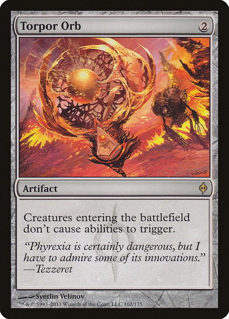 Torpor Orb - New Phyrexia Magic: The Gathering trading card