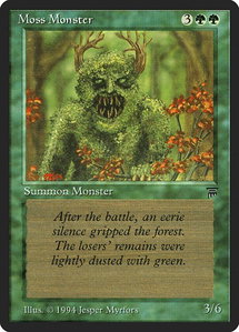 Moss Monster - Legends (LEG) #null - Common Magic: The Gathering Trading Card