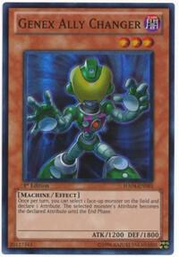 Genex Ally Changer trading card from Hidden Arsenal 4 Genex Ally Changer - Hidden Arsenal 4 YuGiOh trading card