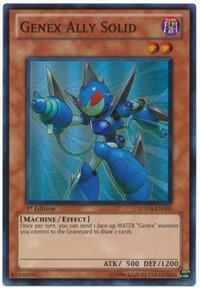 Genex Ally Solid - Hidden Arsenal 4 (HA04) #HA04-EN005 - Super Rare YuGiOh Trading Card