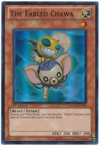 The Fabled Chawa trading card from Hidden Arsenal 4 The Fabled Chawa - Hidden Arsenal 4 YuGiOh trading card