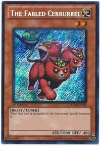 The Fabled Cerburrel trading card from Hidden Arsenal 4 The Fabled Cerburrel - Hidden Arsenal 4 YuGiOh trading card
