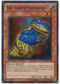 The Fabled Nozoochee trading card from Hidden Arsenal 4 The Fabled Nozoochee - Hidden Arsenal 4 YuGiOh trading card