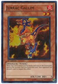 Jurrac Gallim - Hidden Arsenal 4 (HA04) #HA04-EN016 - Super Rare YuGiOh Trading Card