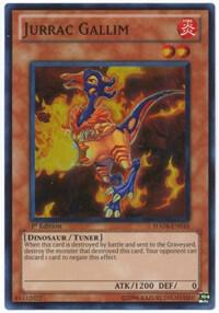 Jurrac Gallim trading card from Hidden Arsenal 4 Jurrac Gallim - Hidden Arsenal 4 YuGiOh trading card