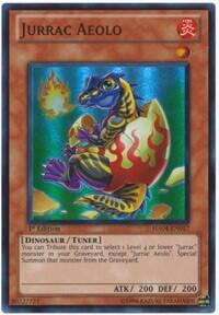 Jurrac Aeolo - Hidden Arsenal 4 (HA04) #HA04-EN017 - Super Rare YuGiOh Trading Card