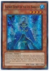 Sacred Spirit of the Ice Barrier - Hidden Arsenal 4 (HA04) #HA04-EN024 - Super Rare YuGiOh Trading Card