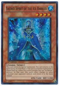 Sacred Spirit of the Ice Barrier - Hidden Arsenal 4 YuGiOh trading card