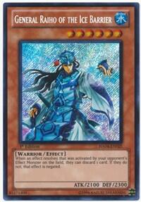 General Raiho of the Ice Barrier - Hidden Arsenal 4 (HA04) #HA04-EN025 - Secret Rare YuGiOh Trading Card