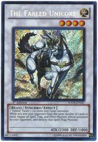 The Fabled Unicore trading card from Hidden Arsenal 4 The Fabled Unicore - Hidden Arsenal 4 YuGiOh trading card
