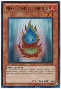 Neo Flamvell Origin - Hidden Arsenal 4 (HA04) #HA04-EN031 - Super Rare YuGiOh Trading Card