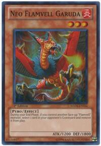 Neo Flamvell Garuda - Hidden Arsenal 4 (HA04) #HA04-EN034 - Super Rare YuGiOh Trading Card