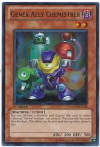 Genex Ally Chemistrer - Hidden Arsenal 4 (HA04) #HA04-EN036 - Super Rare YuGiOh Trading Card