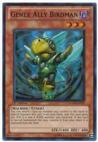 Genex Ally Birdman - Hidden Arsenal 4 (HA04) #HA04-EN037 - Super Rare YuGiOh Trading Card