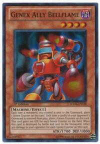 Genex Ally Bellflame - Hidden Arsenal 4 (HA04) #HA04-EN038 - Super Rare YuGiOh Trading Card
