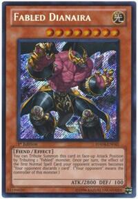 Fabled Dianaira - Hidden Arsenal 4 (HA04) #HA04-EN043 - Secret Rare YuGiOh Trading Card