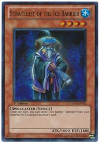 Strategist of the Ice Barrier - Hidden Arsenal 4 YuGiOh trading card