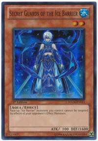 Secret Guards of the Ice Barrier trading card from Hidden Arsenal 4 Secret Guards of the Ice Barrier - Hidden Arsenal 4 YuGiOh trading card