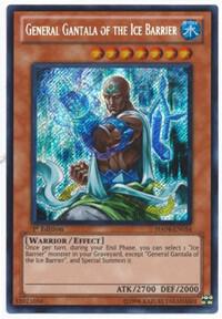 General Gantala of the Ice Barrier trading card from Hidden Arsenal 4 General Gantala of the Ice Barrier - Hidden Arsenal 4 YuGiOh trading card