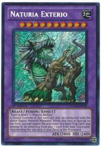Naturia Exterio - Hidden Arsenal 4 (HA04) #HA04-EN055 - Secret Rare YuGiOh Trading Card