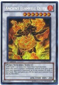 Ancient Flamvell Deity - Hidden Arsenal 4 (HA04) #HA04-EN056 - Secret Rare YuGiOh Trading Card