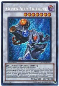 Genex Ally Triforce - Hidden Arsenal 4 (HA04) #HA04-EN057 - Secret Rare YuGiOh Trading Card