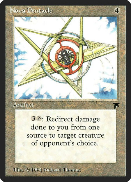 Nova Pentacle - Legends Magic: The Gathering trading card