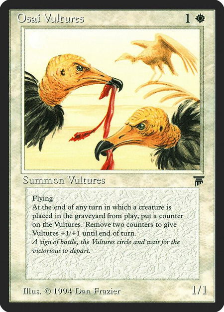 Osai Vultures - Legends Magic: The Gathering trading card