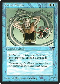 Psionic Entity - Legends (LEG) #67 - Rare Magic: The Gathering Trading Card