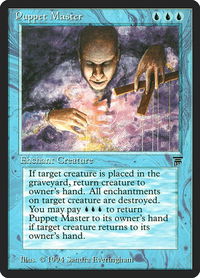 Puppet Master - Legends (LEG) #69 - Uncommon Magic: The Gathering Trading Card