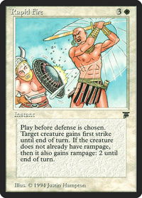Rapid Fire - Legends (LEG) #32 - Rare Magic: The Gathering Trading Card