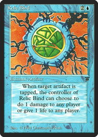 Relic Bind - Legends (LEG) #71 - Uncommon Magic: The Gathering Trading Card