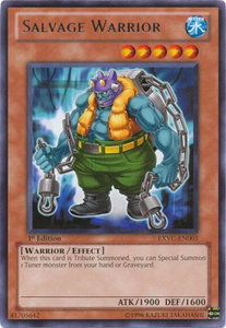 Salvage Warrior - Extreme Victory (EXVC) #EXVC-EN003 - Rare YuGiOh Trading Card