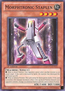 Morphtronic Staplen - Extreme Victory (EXVC) #EXVC-EN011 - Common / Short Print YuGiOh Trading Card